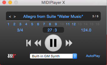 MIDI Audition on Mac OS